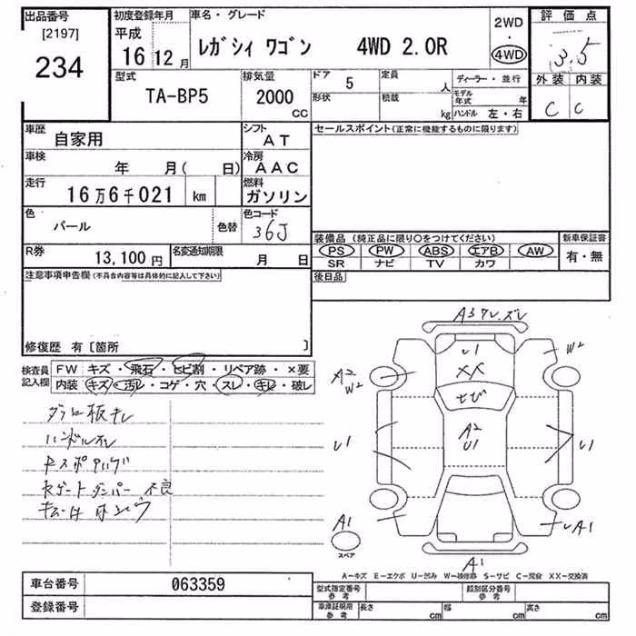 SUBARU LEGACY
