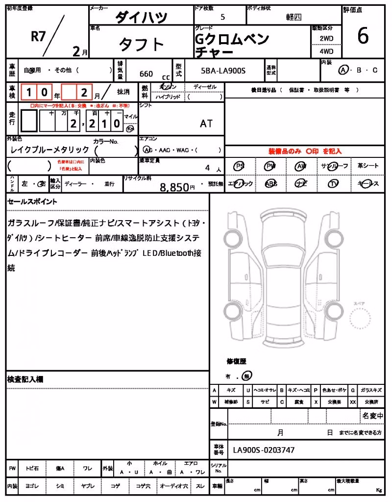 DAIHATSU TAFT