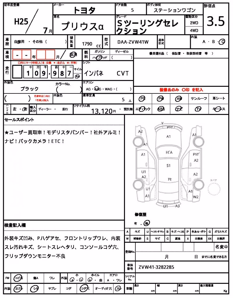 TOYOTA PRIUS ALPHA