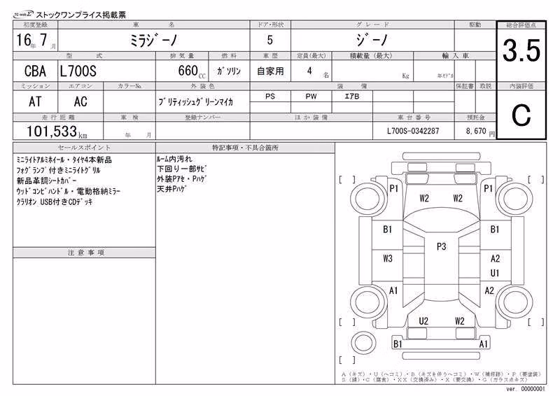DAIHATSU MIRA GINO