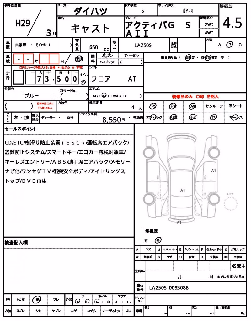 DAIHATSU CAST