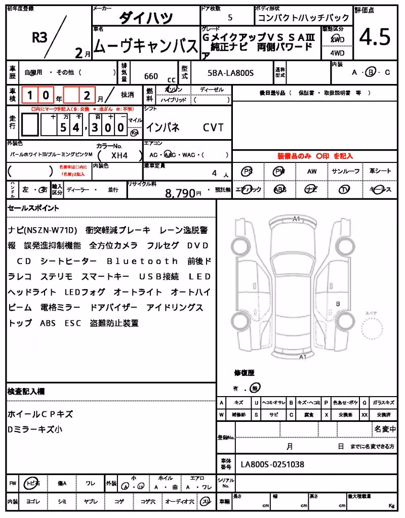 DAIHATSU MOVE CANBUS
