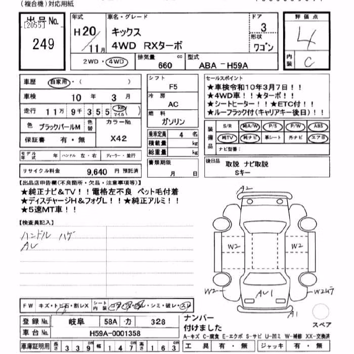 NISSAN KIX