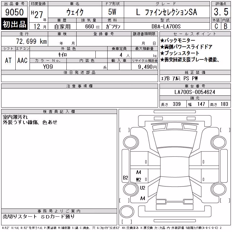 DAIHATSU WAKE