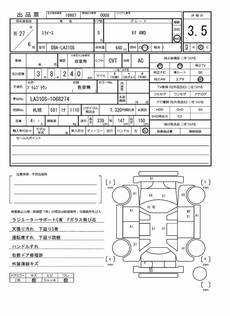 DAIHATSU MIRA E:S