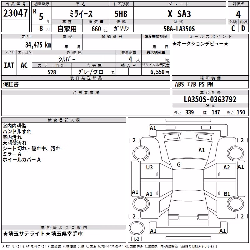 DAIHATSU MIRA E:S