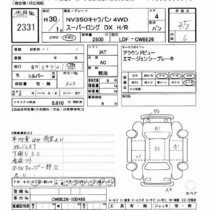 NISSAN NV350 CARAVAN