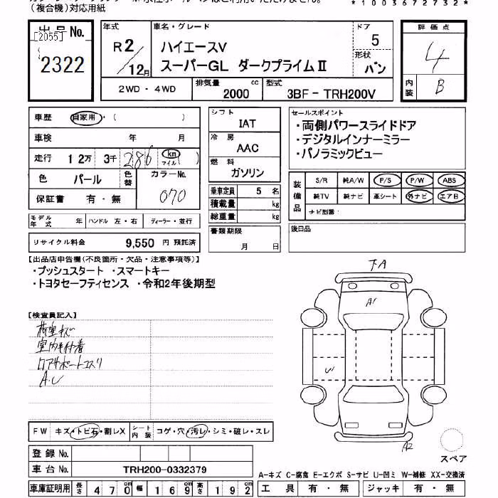 TOYOTA REGIUS ACE