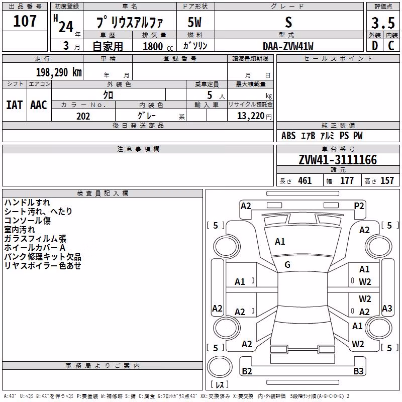 TOYOTA PRIUS ALPHA