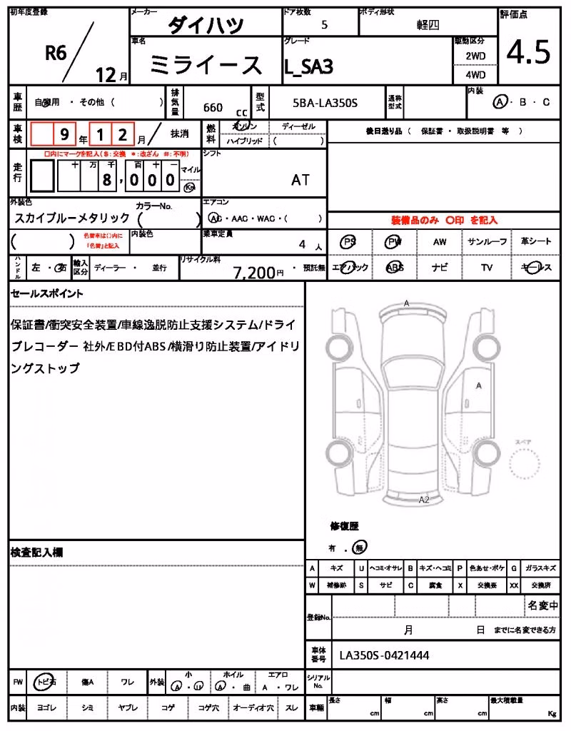DAIHATSU MIRA E:S