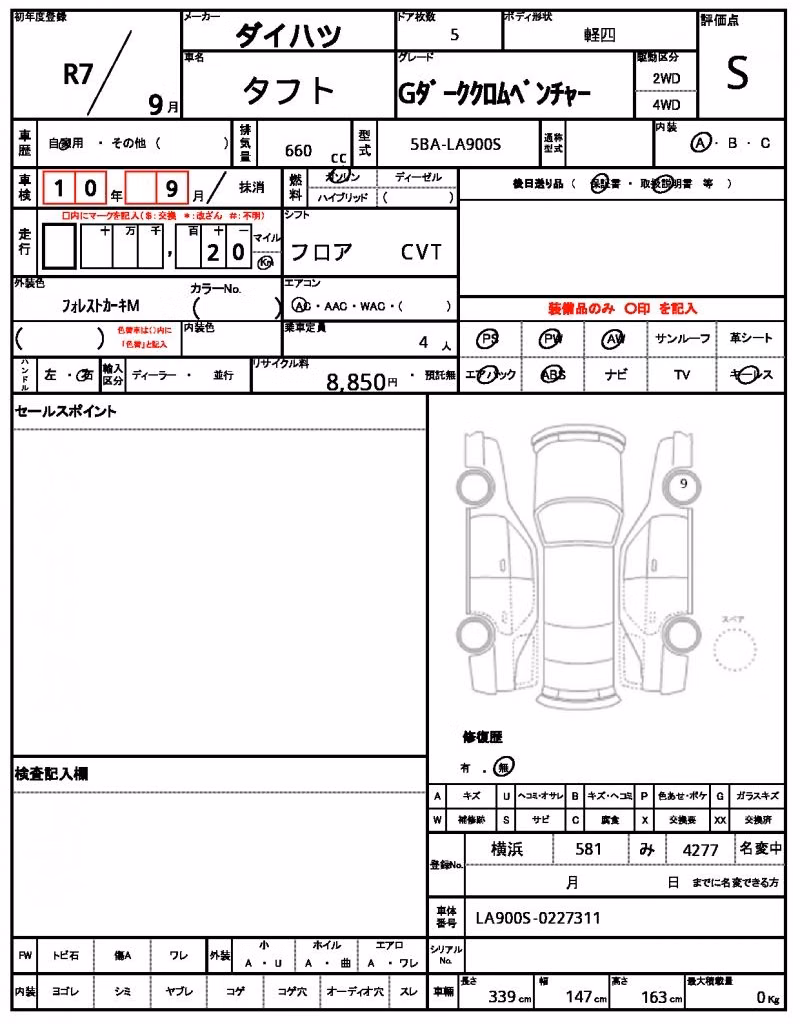 DAIHATSU TAFT