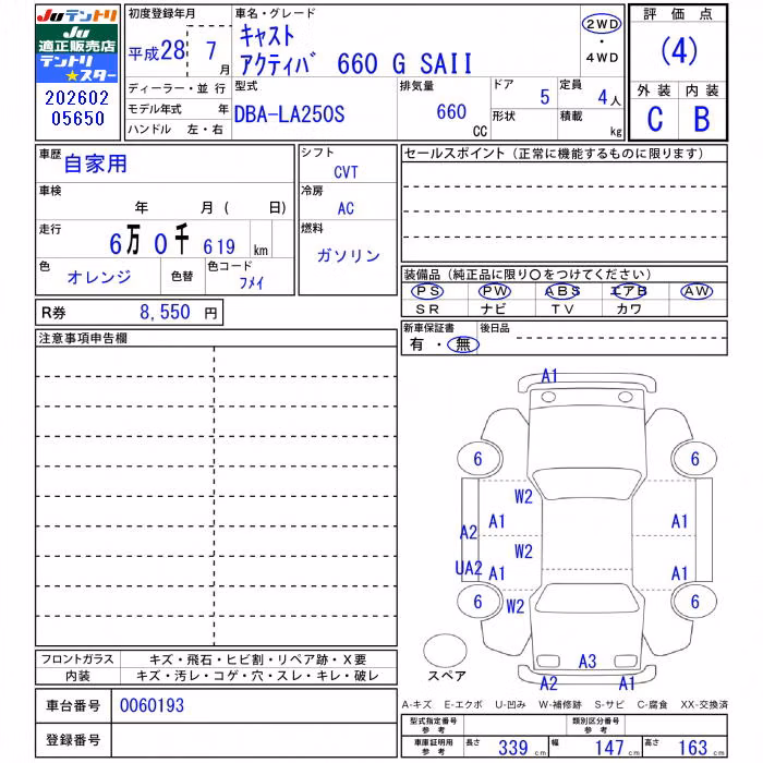DAIHATSU CAST