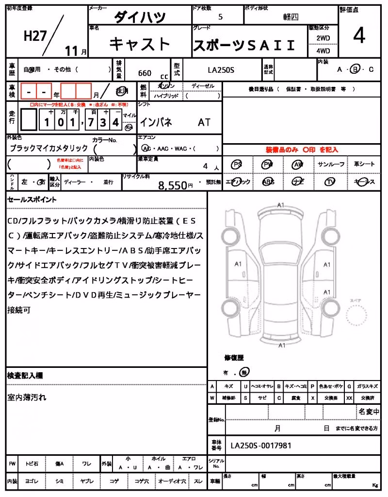 DAIHATSU CAST