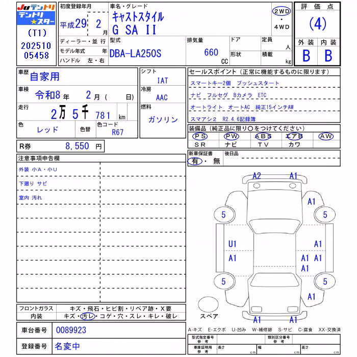 DAIHATSU CAST