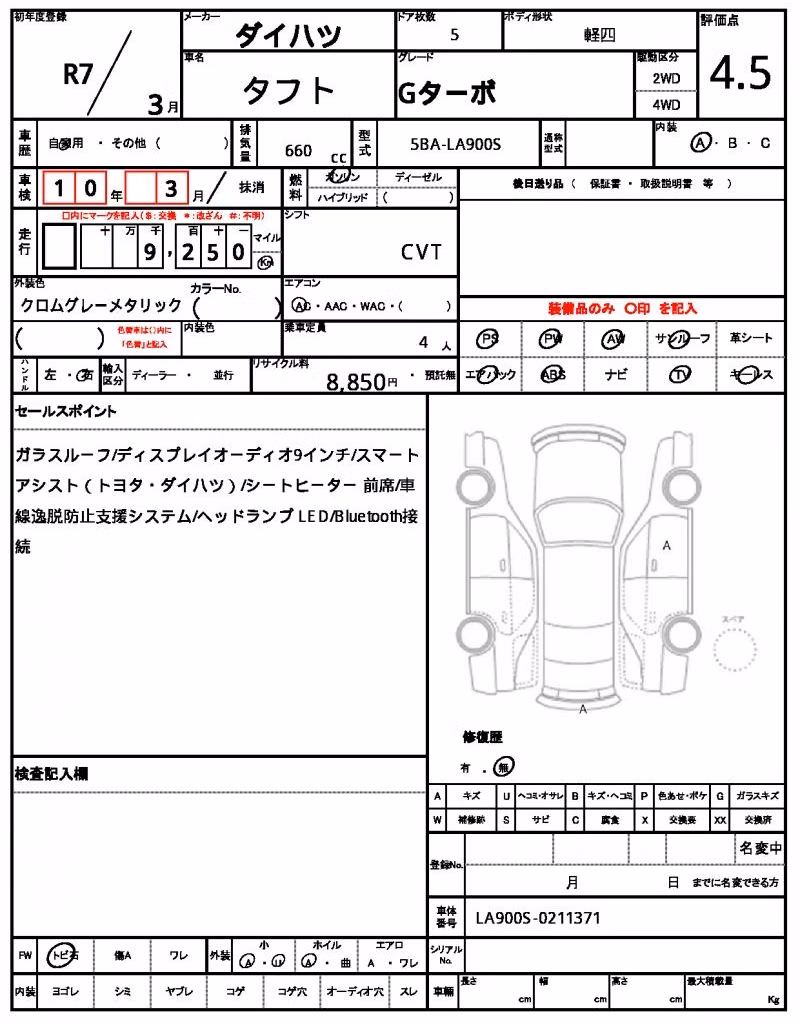 DAIHATSU TAFT
