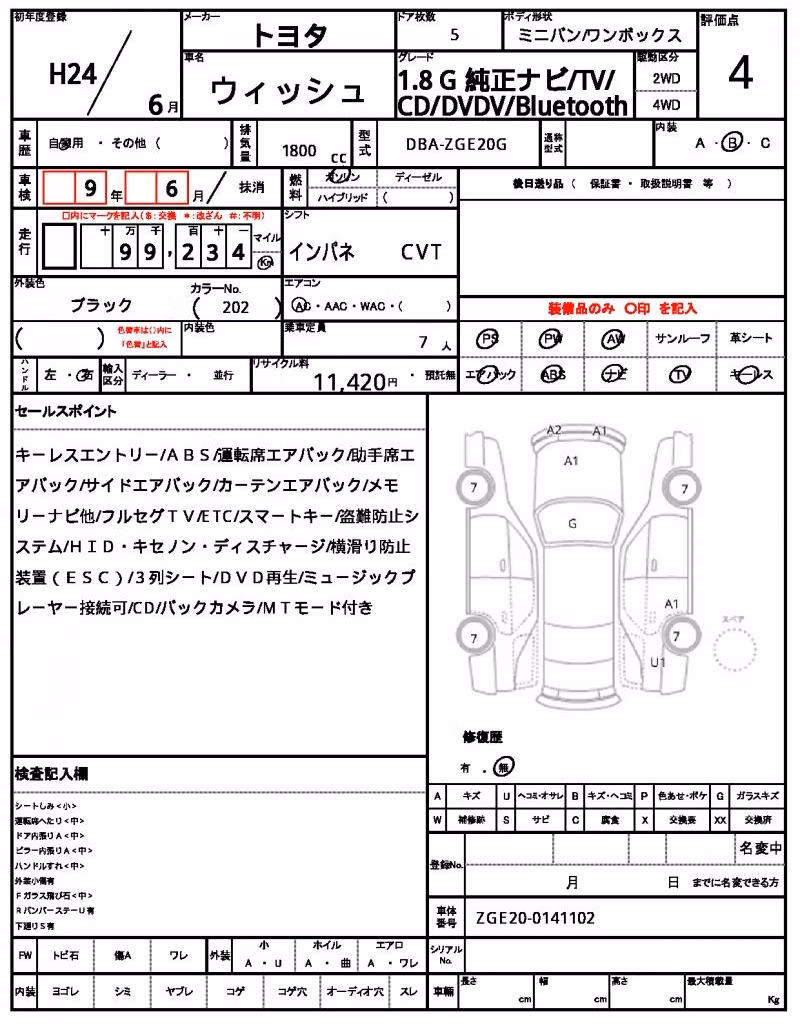 TOYOTA WISH