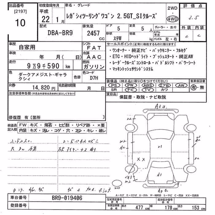 SUBARU LEGACY