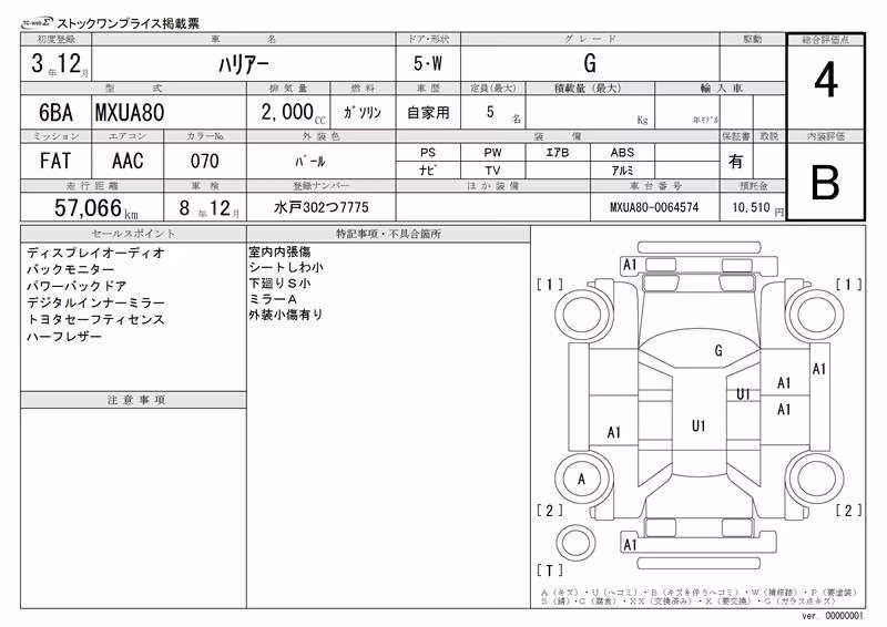 TOYOTA HARRIER