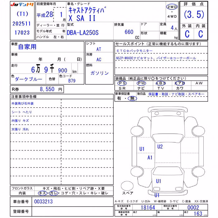 DAIHATSU CAST