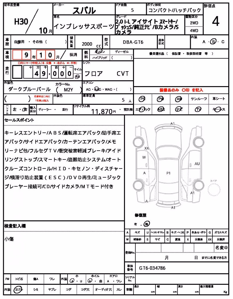 SUBARU IMPREZA