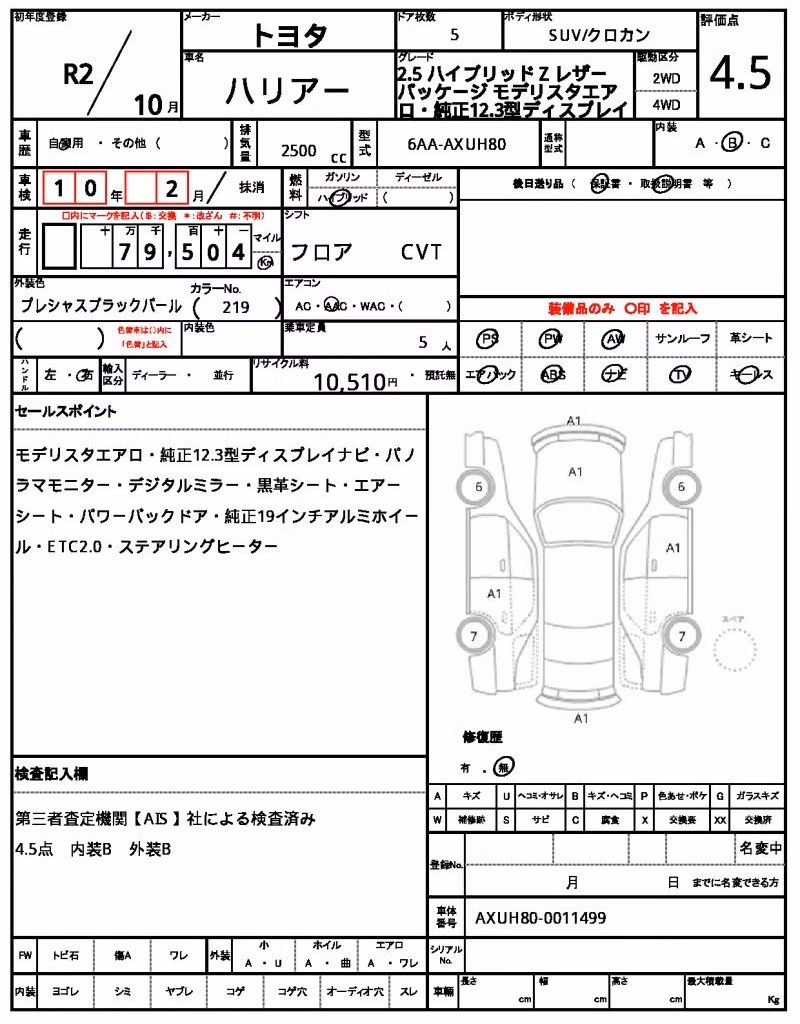 TOYOTA HARRIER