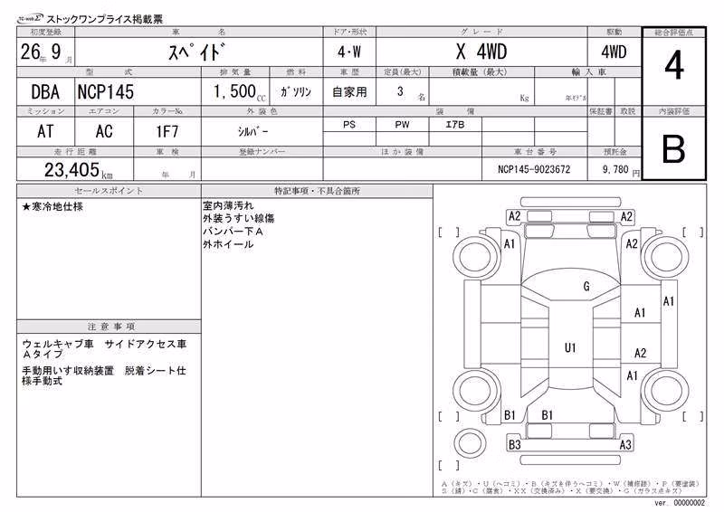 TOYOTA SPADE