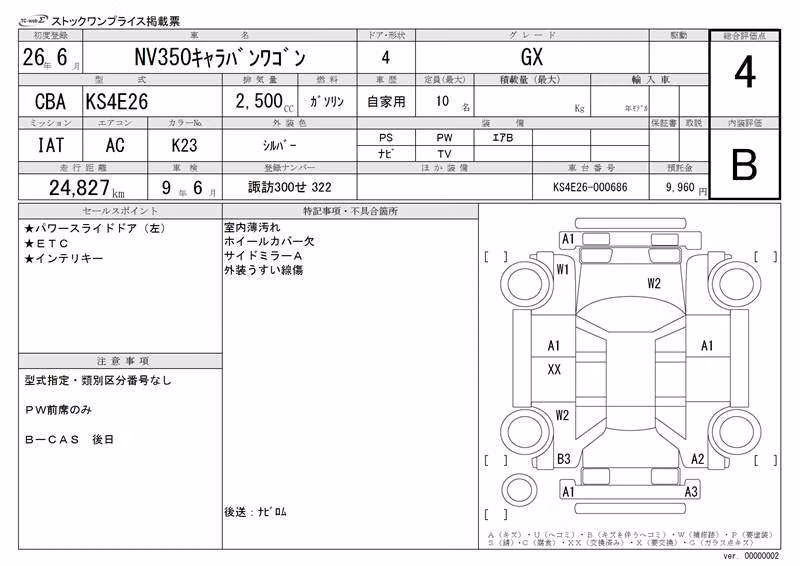 NISSAN NV350 CARAVAN