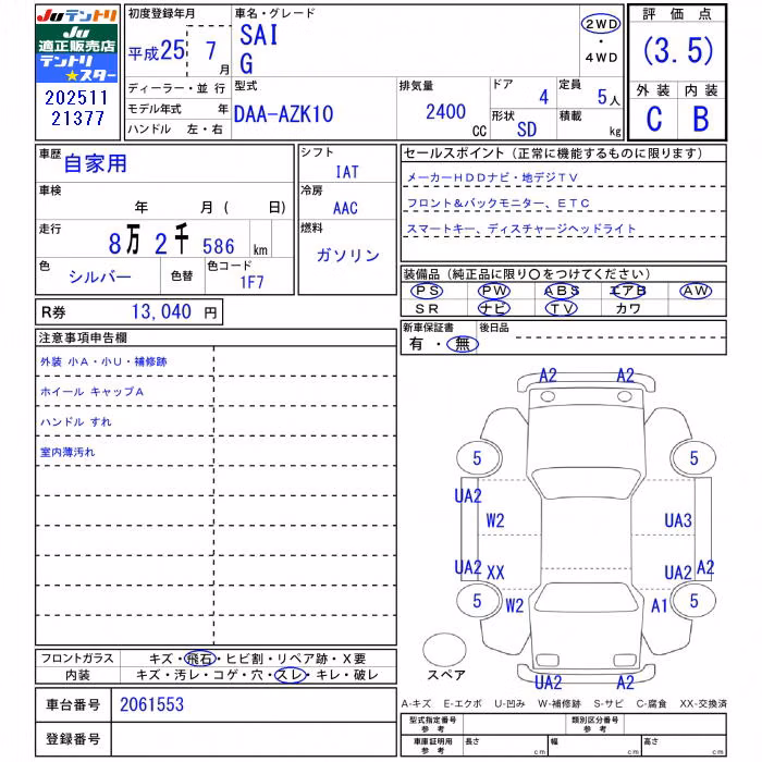 TOYOTA SAI