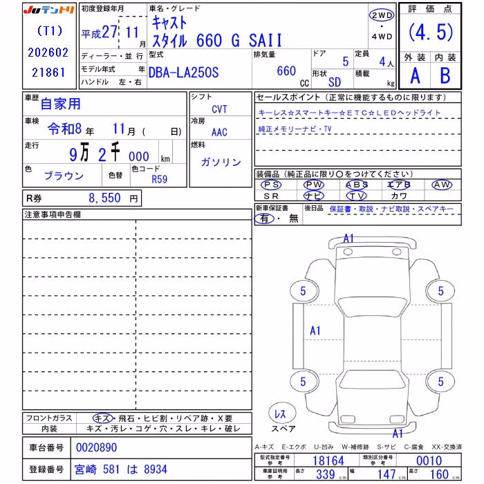 DAIHATSU CAST
