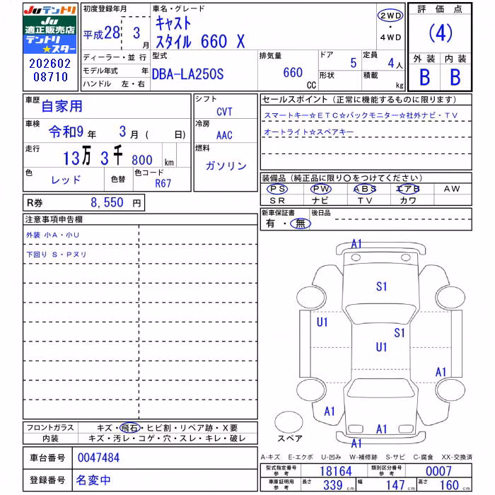 DAIHATSU CAST