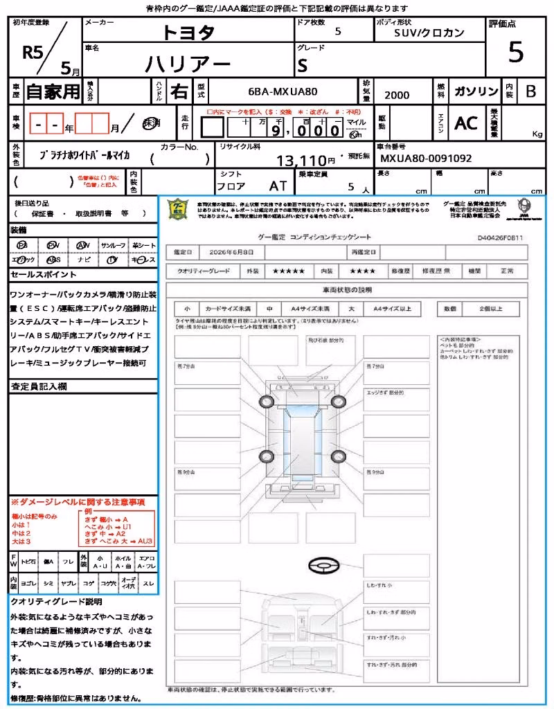 TOYOTA HARRIER