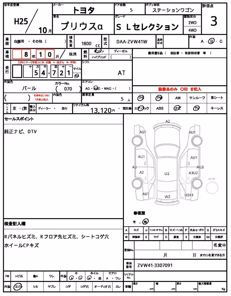 TOYOTA PRIUS ALPHA