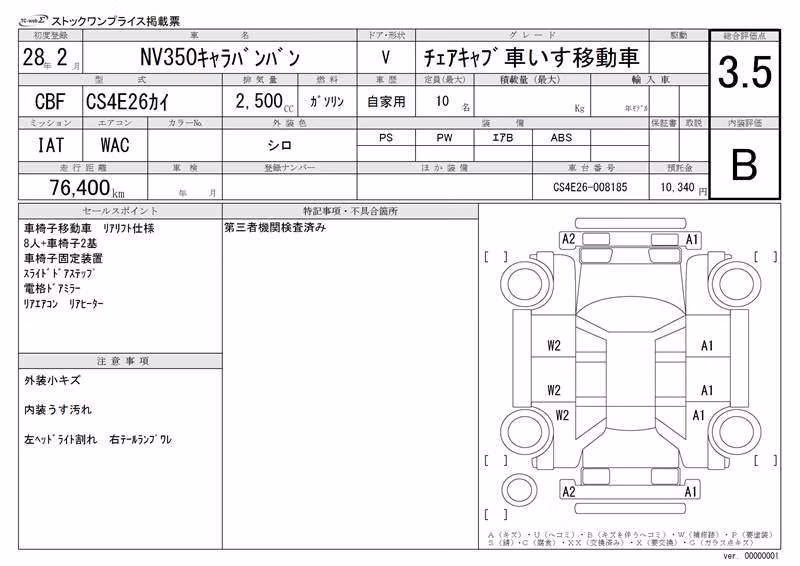 NISSAN NV350 CARAVAN