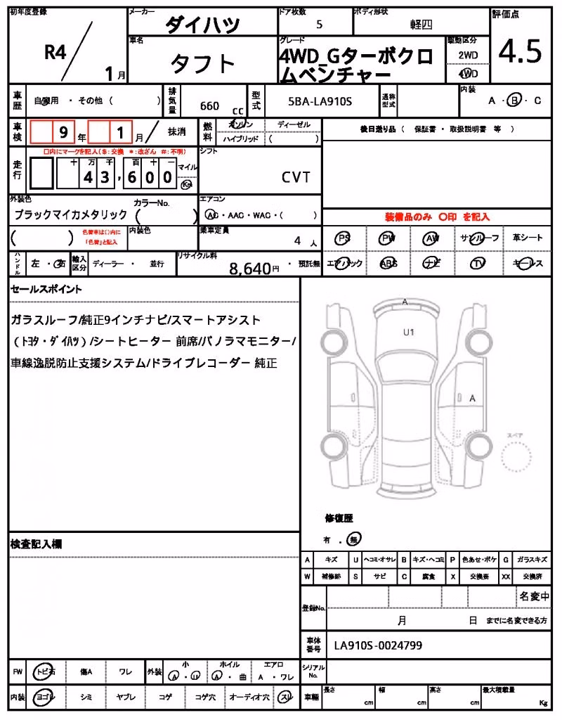 DAIHATSU TAFT
