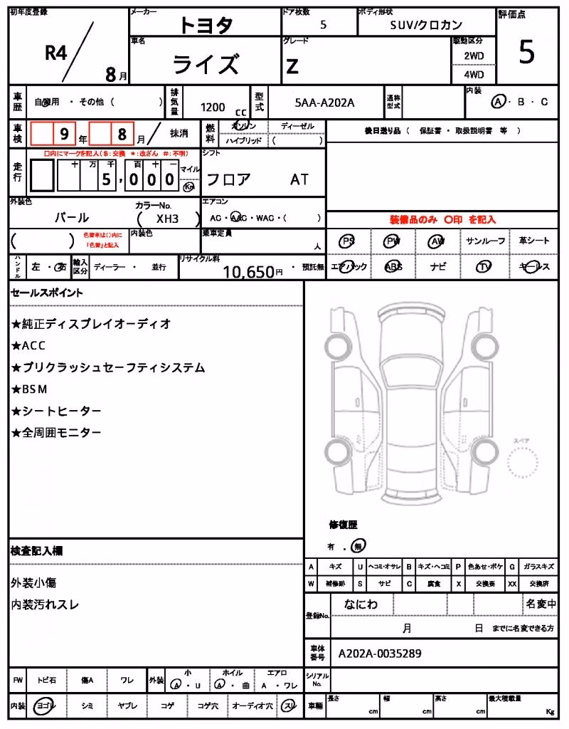 TOYOTA RAIZE