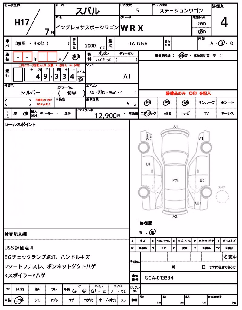 SUBARU IMPREZA