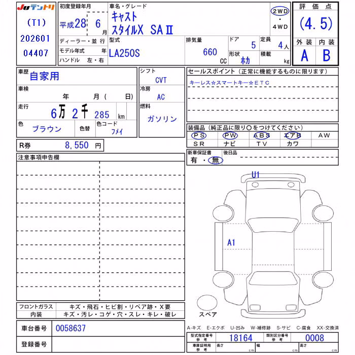 DAIHATSU CAST