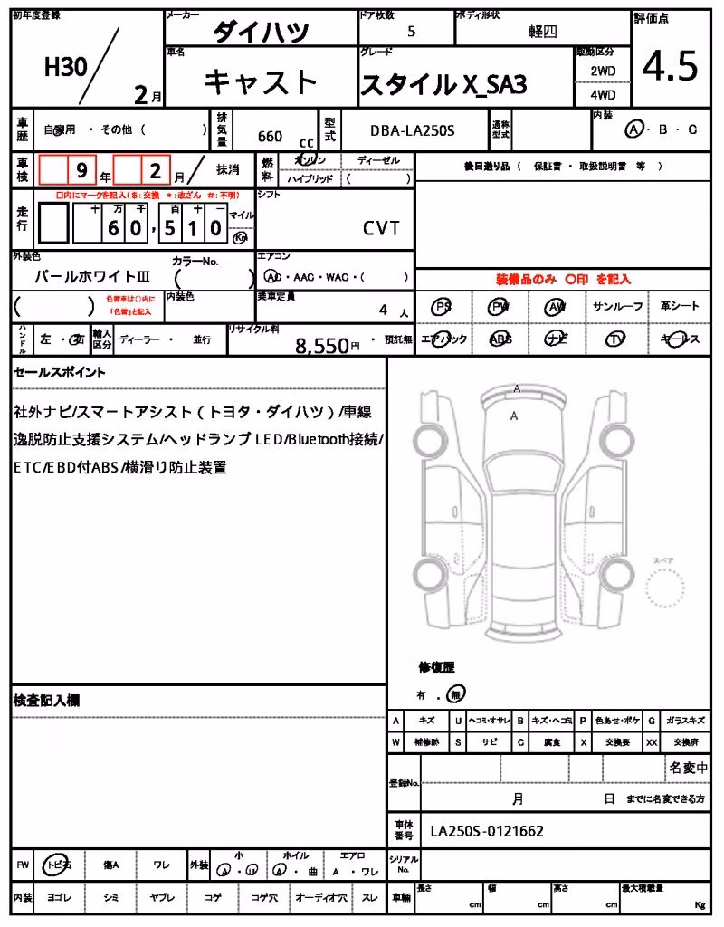 DAIHATSU CAST