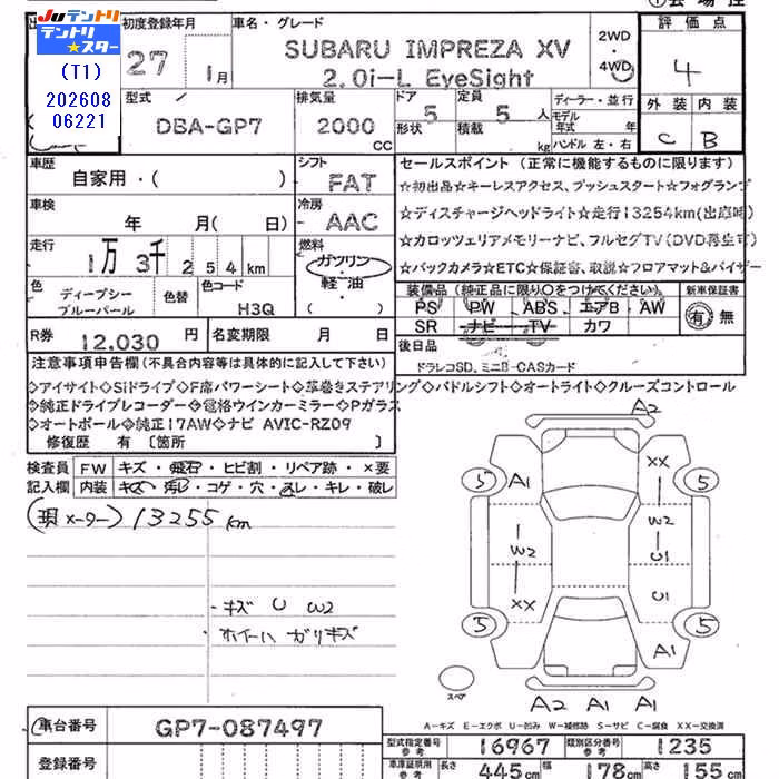 SUBARU XV