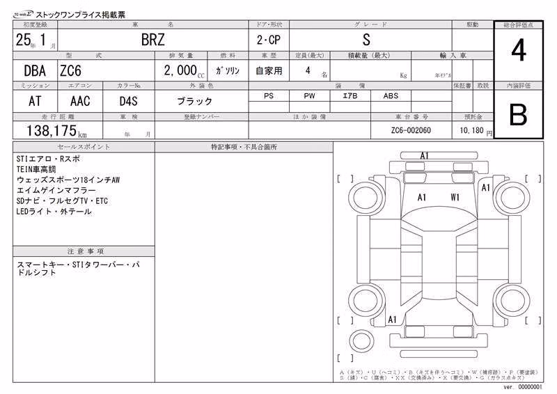 SUBARU BRZ