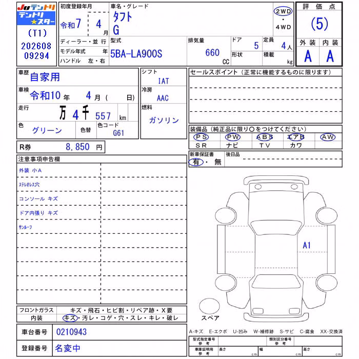 DAIHATSU TAFT