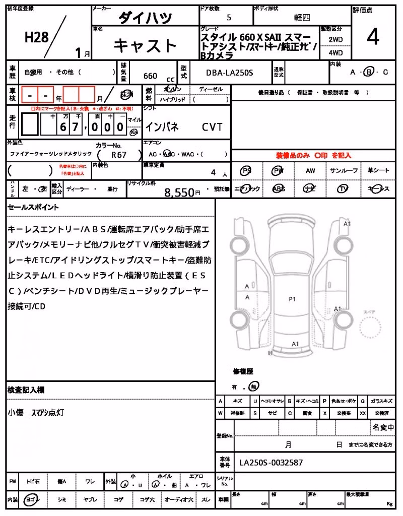 DAIHATSU CAST