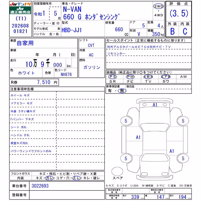 HONDA N-VAN