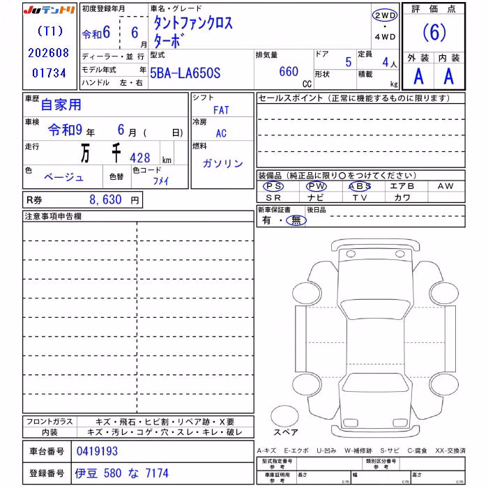 DAIHATSU TANTO
