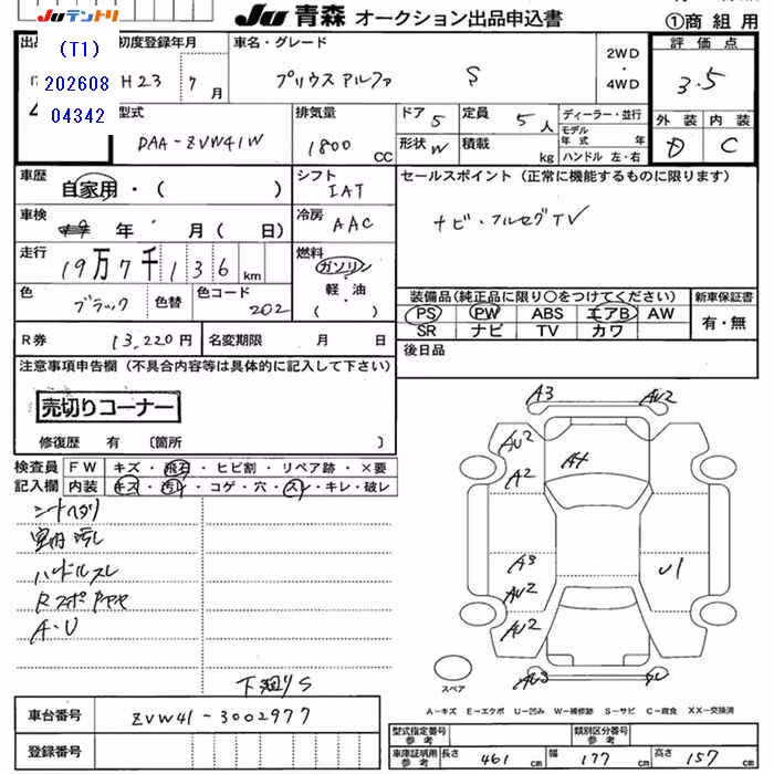TOYOTA PRIUS ALPHA