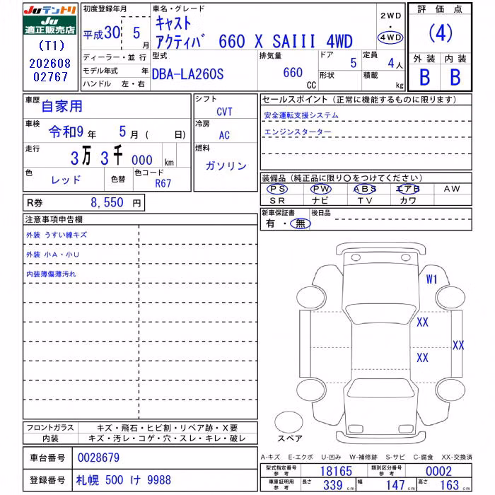 DAIHATSU CAST