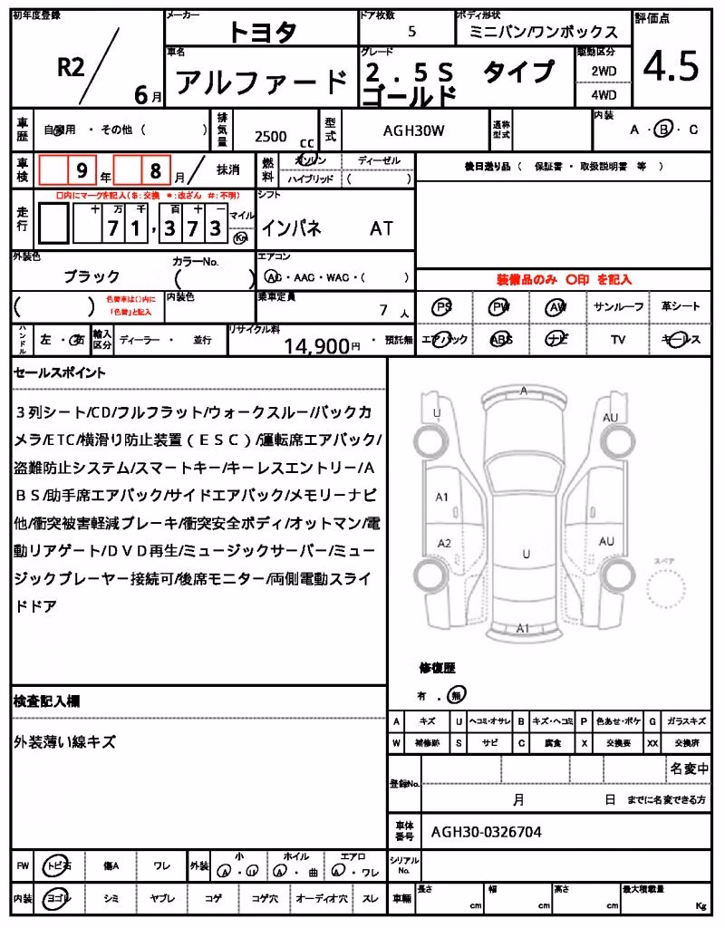 TOYOTA ALPHARD