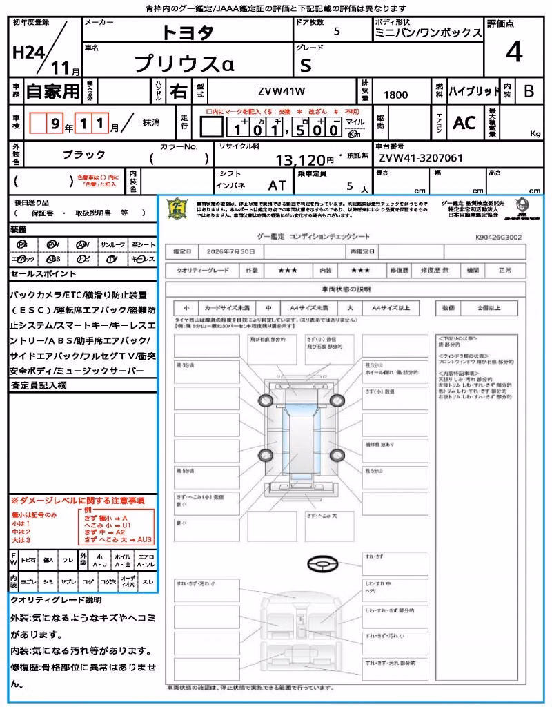 TOYOTA PRIUS ALPHA