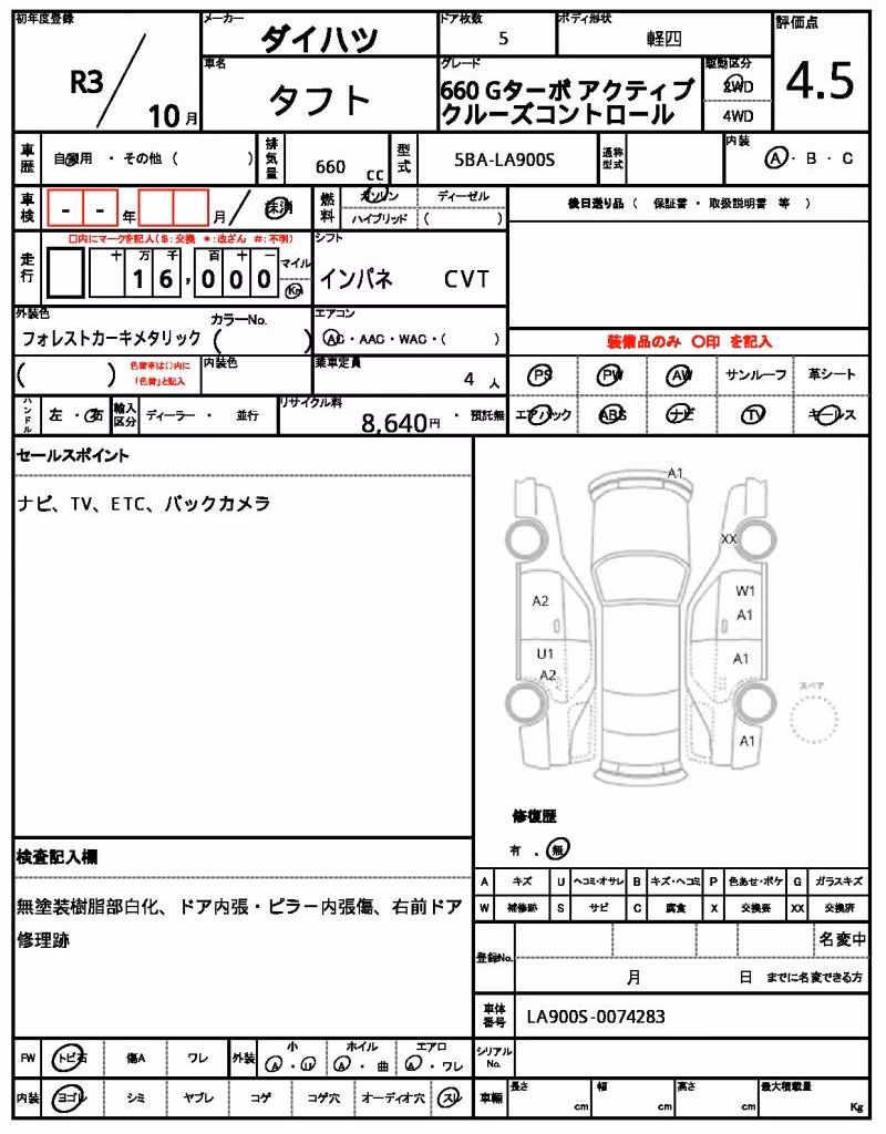 DAIHATSU TAFT