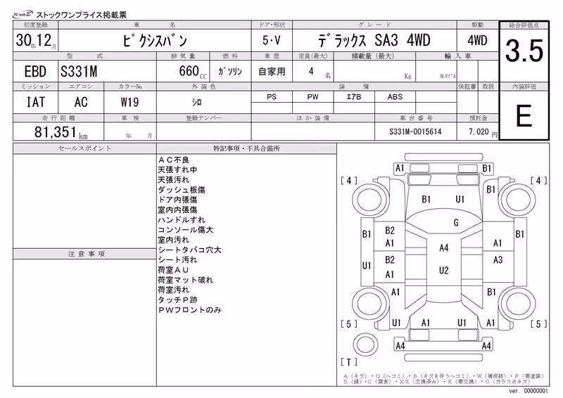 TOYOTA PIXIS VAN